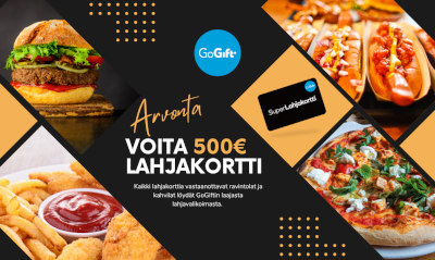 Voita 500 € SuperLahjakortti ravintoihin ympäri maan!