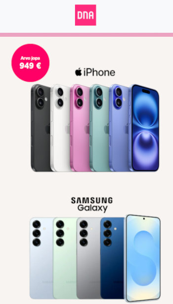 Hanki huippupuhelin täysin ilmaiseksi - iPhone tai Samsung